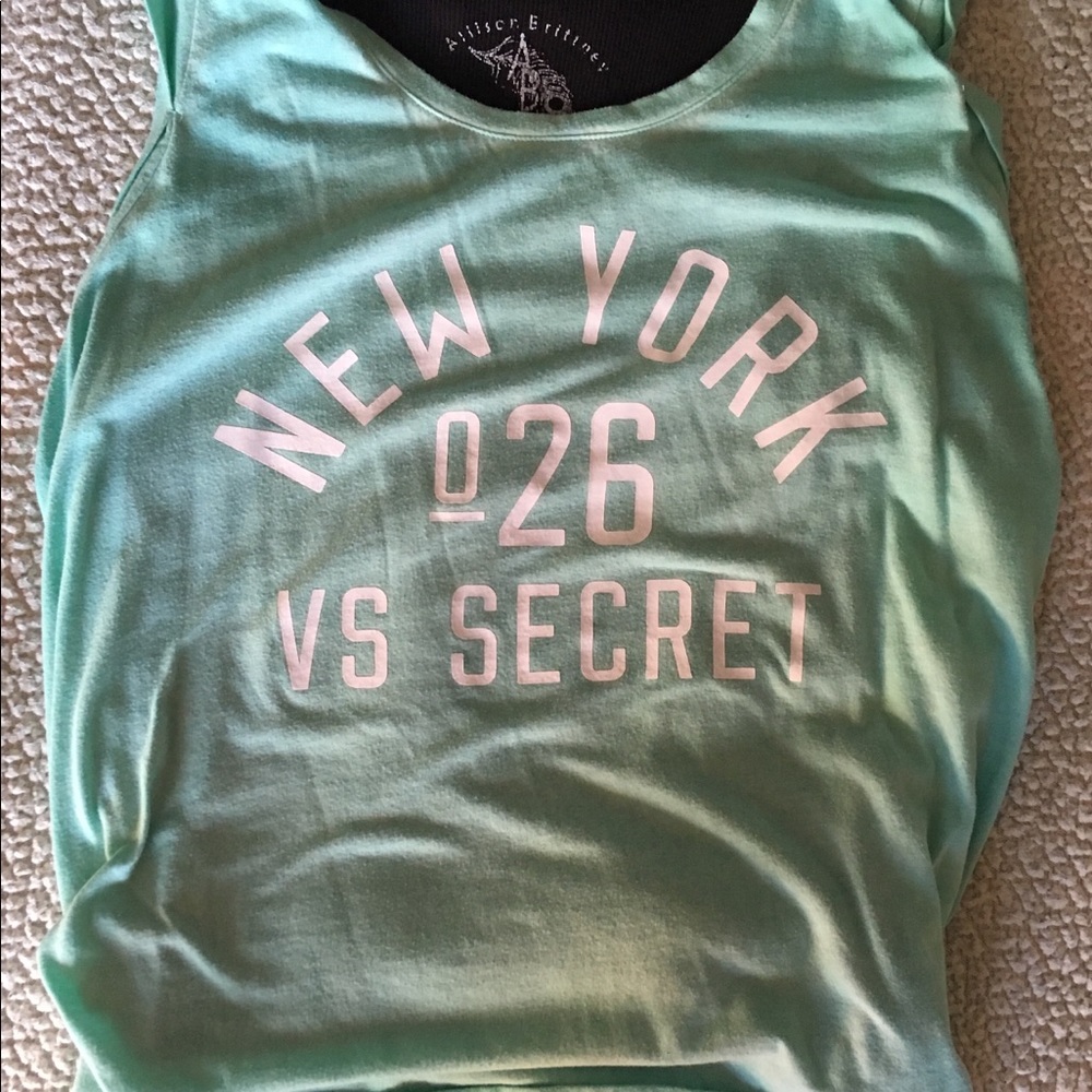 Victoria’s Secret tank top and SO tank top